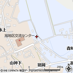 秋田県横手市赤坂下タ森崎周辺の地図