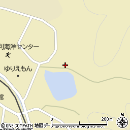 秋田県由利本荘市前郷内山周辺の地図