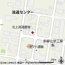 富士塗料興業株式会社　北上営業所周辺の地図