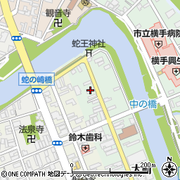 松本折箱店周辺の地図