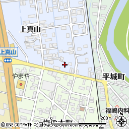 秋田県横手市横手町上真山209周辺の地図