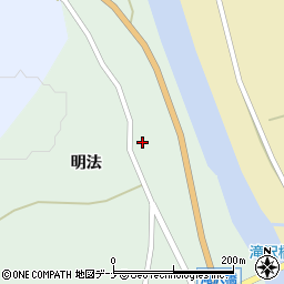 秋田県由利本荘市森子明法24周辺の地図
