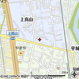 秋田県横手市横手町上真山202周辺の地図