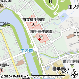 秋田県横手市根岸町8周辺の地図