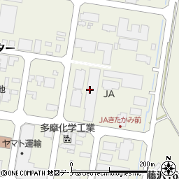 ＪＡいわて花巻北上周辺の地図