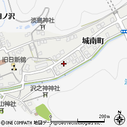 秋田県横手市城南町11-8周辺の地図