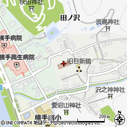秋田県横手市城南町2周辺の地図