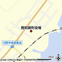 西和賀町役場湯田庁舎　観光商工課周辺の地図