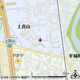秋田県横手市横手町上真山197-6周辺の地図