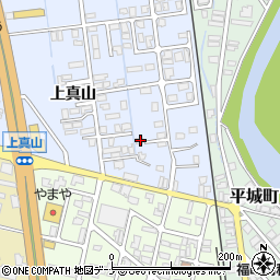秋田県横手市横手町上真山63-10周辺の地図