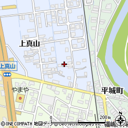 秋田県横手市横手町上真山63周辺の地図
