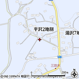 岩手県北上市黒岩１７地割95周辺の地図