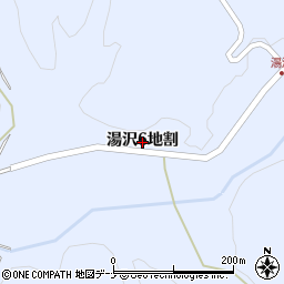 岩手県北上市湯沢（６地割）周辺の地図