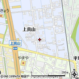 秋田県横手市横手町上真山196-3周辺の地図