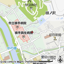 秋田県横手市根岸町7周辺の地図