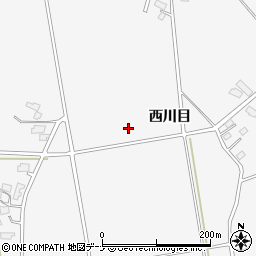 岩手県北上市二子町西川目周辺の地図