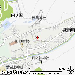 秋田県横手市城南町9-51周辺の地図