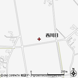 岩手県北上市二子町（西川目）周辺の地図