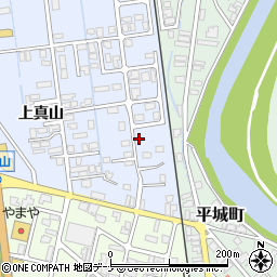 秋田県横手市横手町上真山61-8周辺の地図
