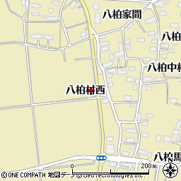 秋田県横手市大雄八柏村西133周辺の地図