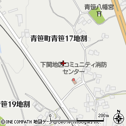 岩手県遠野市青笹町青笹（１７地割）周辺の地図