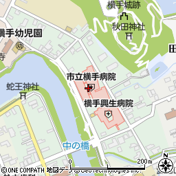 秋田県横手市根岸町5周辺の地図