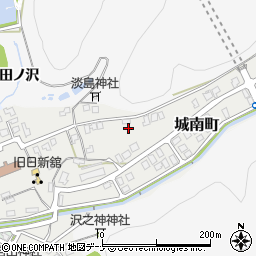 秋田県横手市城南町9周辺の地図