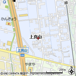 秋田県横手市横手町上真山177-2周辺の地図