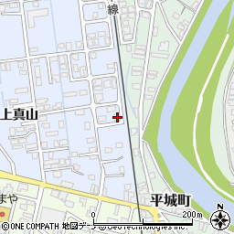 秋田県横手市横手町上真山248-8周辺の地図