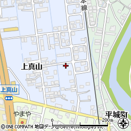 秋田県横手市横手町上真山232周辺の地図