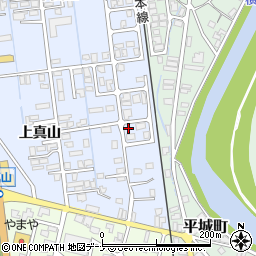 秋田県横手市横手町上真山248-7周辺の地図
