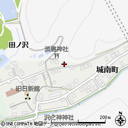 秋田県横手市城南町8周辺の地図
