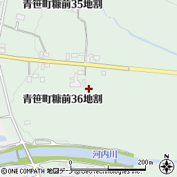 岩手県遠野市青笹町糠前３６地割19周辺の地図