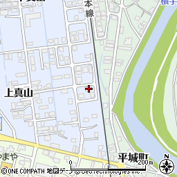 秋田県横手市横手町上真山248-5周辺の地図