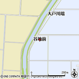 秋田県横手市塚堀（谷地前）周辺の地図
