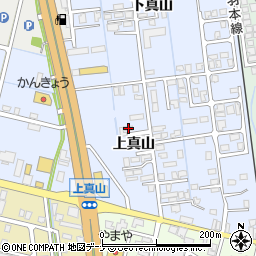 秋田県横手市横手町上真山179周辺の地図