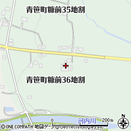 岩手県遠野市青笹町糠前３６地割18周辺の地図