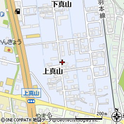 秋田県横手市横手町上真山190-1周辺の地図