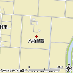 秋田県横手市大雄八柏釜蓋周辺の地図