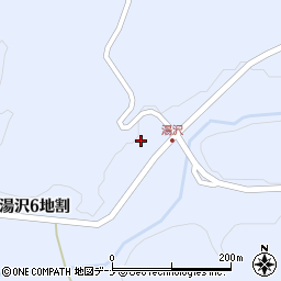 岩手県北上市湯沢１地割周辺の地図