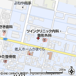 株式会社吉田産業　横手支店周辺の地図