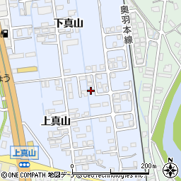 秋田県横手市横手町上真山236-6周辺の地図