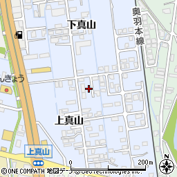 秋田県横手市横手町上真山188周辺の地図