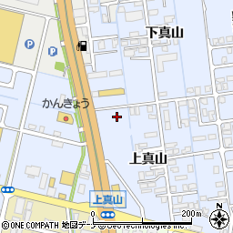 秋田県横手市横手町上真山14周辺の地図