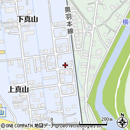 秋田県横手市横手町上真山243周辺の地図