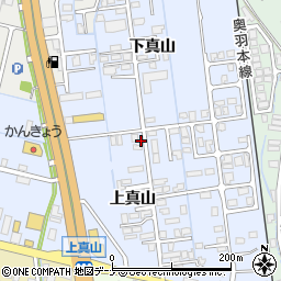 秋田県横手市横手町上真山183-1周辺の地図