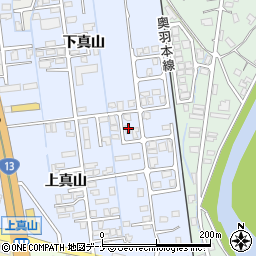 秋田県横手市横手町上真山236-3周辺の地図