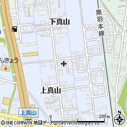 秋田県横手市横手町上真山188-9周辺の地図