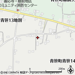 岩手県遠野市青笹町青笹１４地割30周辺の地図