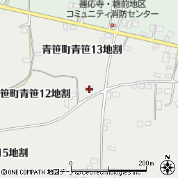 岩手県遠野市青笹町青笹１２地割20周辺の地図